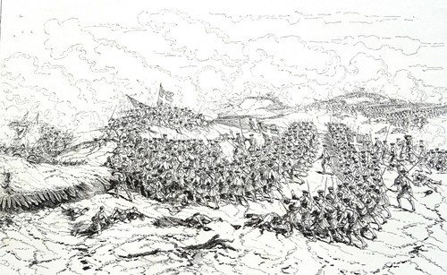 Victoire des troupes roi - victoire,