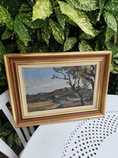 Tableau huile sur panneau bois