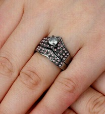 CUBIC CZ W/PINK CZs 2n1