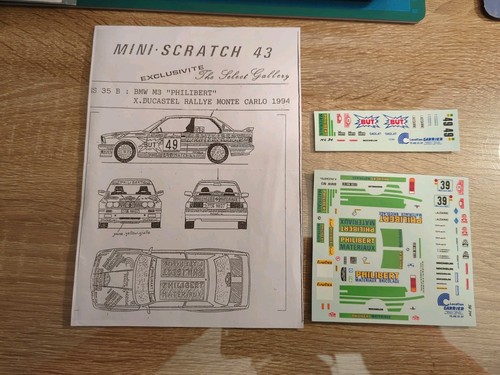 Decal bmw philibert - 1/43, "philibert"