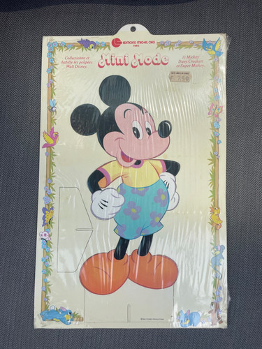 Jeu carton mini mode mickey - carton,
