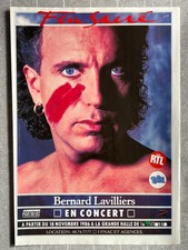BERNARD LAVILLIERS feu sacré publicité magazine album concert advertising 21x30
