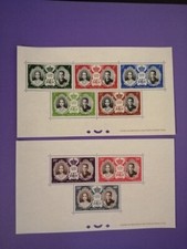 MONACO BLOCS FEUILLETS YVERT  5 / 6 " MARIAGE RAINIER GRACE 1956 " NEUFS x TTB
