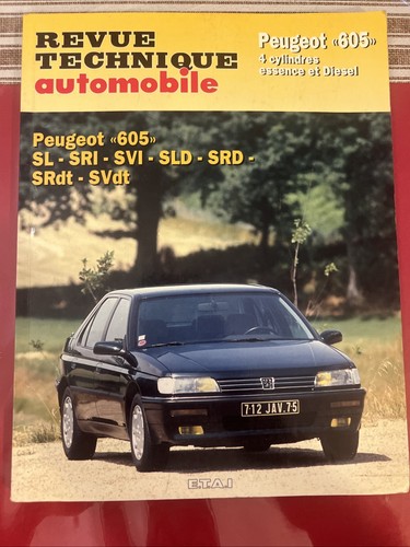 Revue technique peugeot 605 - technique,