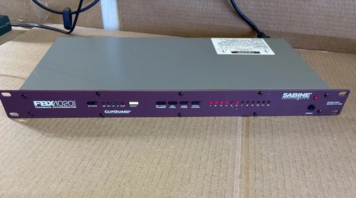 Sabine fbx1020 plus - fbx1020, feedback