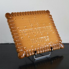 Ancien dessous de plat céramique Petit beurre Biscuits LU Nantes