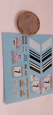decals decalcomanie déco renault alpine numero 7 corse 1/43 promo decals43.com