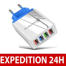 Chargeur secteur USB rapide 4