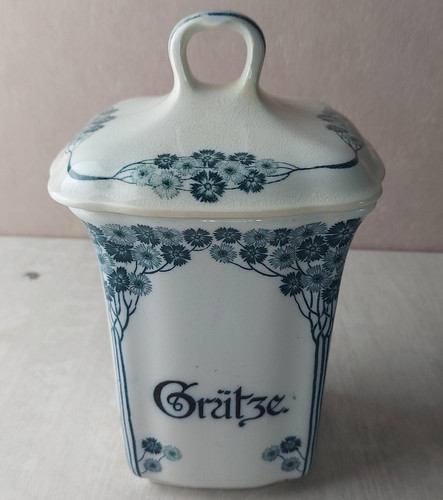 Ancien pot épice farine - à,