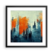 Affiche Poster 40x40cm Tableaux Image Photo Abstraction Morceau Industriel Art