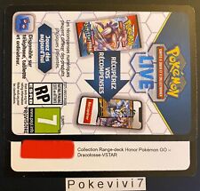 x1 Code Online TCG Pokemon GO - Collection Range Deck Honor GO Dracolosse VStar