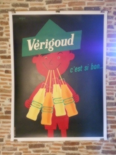 Authentique affiche ancienne - ancienne,