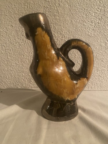 Pichet zoomorphe poule - poule,