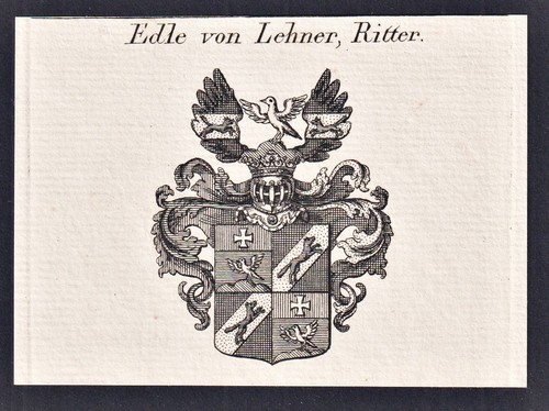 Lehner chevalier blason - lehner,