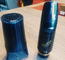 Vandoren Bec V16 ébonite Saxophone Ténor T8 Avec Ligature Et Couvre Bec En Cuir