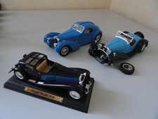 Lot voitures miniatures Bugatti Burago