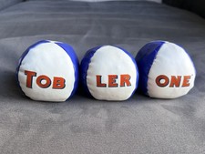 TOBLERONE 3 balles jonglage - anti stress vintage