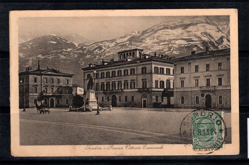 Sondrio 1924 carte postale - sondrio,