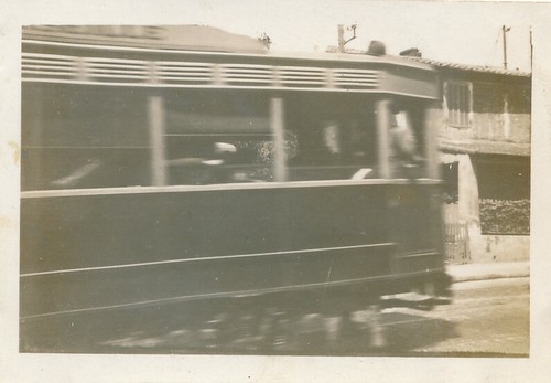 Snapshot tram qui roule