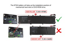 Batterie 8500mAh Pour Dell XPS