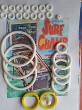 flipper gottlieb- surf champ ou surfer -Kit  élastiques-doigts de jaune-pinball