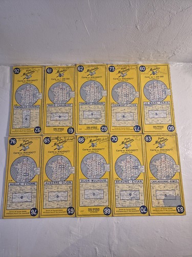 Lot cartes routieres - 6,