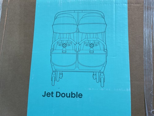 Silver cross jet - jet, double