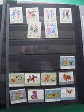 China 1963 S53 Folk S58 Toys MNH 2 Cte sets 14 stamps See Photos
