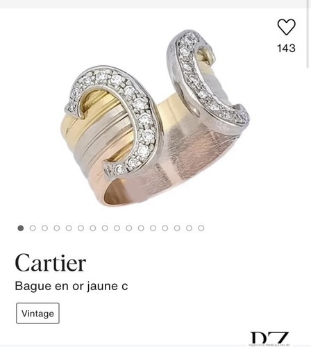 Bague cartier certificat - cartier,