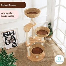 Arbre à chat bois robuste 136