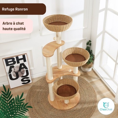Arbre chat bois - bois, 136
