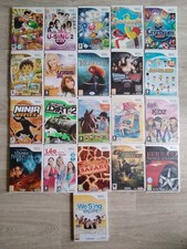 nintendo wii lot 21 jeux punch-out ghost squad dirt2 pop cocoto job island