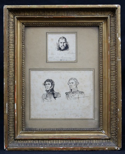 Deux encres portraits noblesse