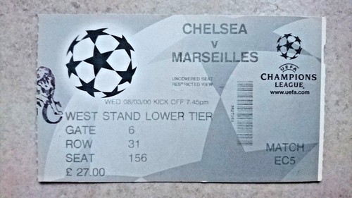 Marseille ticket chelsea - ticket,