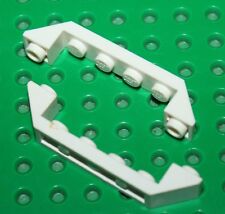 Lego 2 White Slopes Bricks