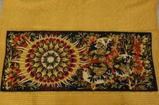 GRANDE TAPISSERIE VINTAGE EN LAINE SIGNEE JEAN CLAUDE BISSERY "AURORE"