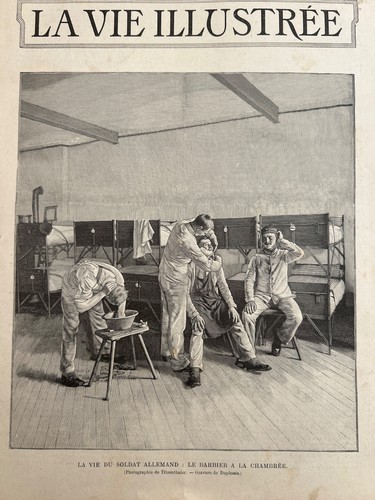 1900 militaria vie du - la,
