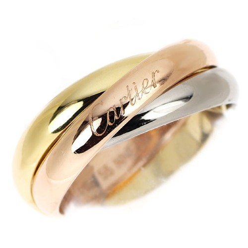 Bague cartier k18yg pg - cartier, k18yg/wg/pg