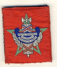 insigne Tissu  Police