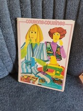 🧵🪡🧶 COUSONS COUSINES LIVRE MANUEL DE COUTURE PATRONS PREBOIS CNDP 1978 🧵🪡🧶