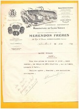 AUBERVILLIERS (93) USINE TANNERIE / CUIRS "MERENDON Freres" en 1939