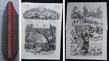 Journal L'UNIVERS ILLUSTRE 1879 1er semestre / reliure : de janvier à juin
