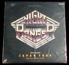 NIGHT RANGER Japan Tour LaserDisc Import Sony CLV Stereo 90 Minutes Oh So Rare!