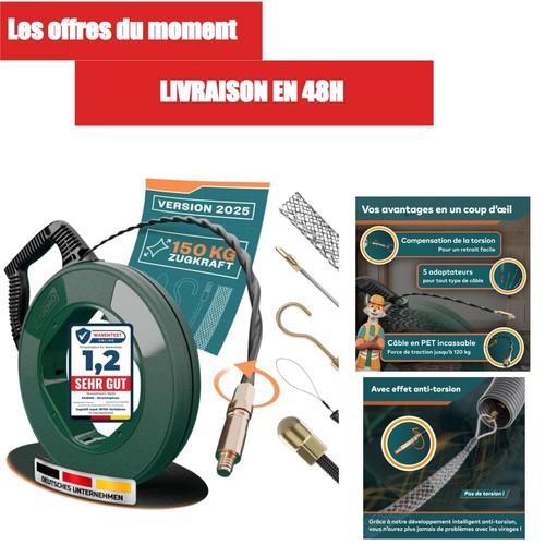 Tire câble électrique 30m - câble,
