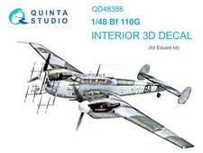 Intérieur imprimé et coloré Quinta Studio 1/48 BF 110G (Eduard)
