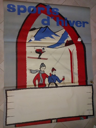 Affiche originale pliée - affiche,