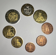 Rare pièce d'essai Andorre 2003 de collection. 8 pièces de 1 centimes à 2 euros.