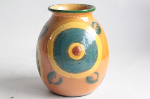 Vase terre vernissée - , ferney