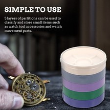  5 Layer Kit Horloger Outils Horlogerie Montre De Réparation Partie Montres