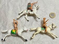 REAMSA Soldats Cowboys et Indien à cheval Fabriqués Espagne similaire Jecsan